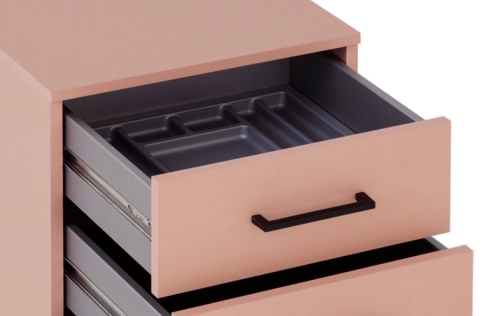 Rollcontainer Ruby apricot B/H/T: ca. 40,1x57x50 cm