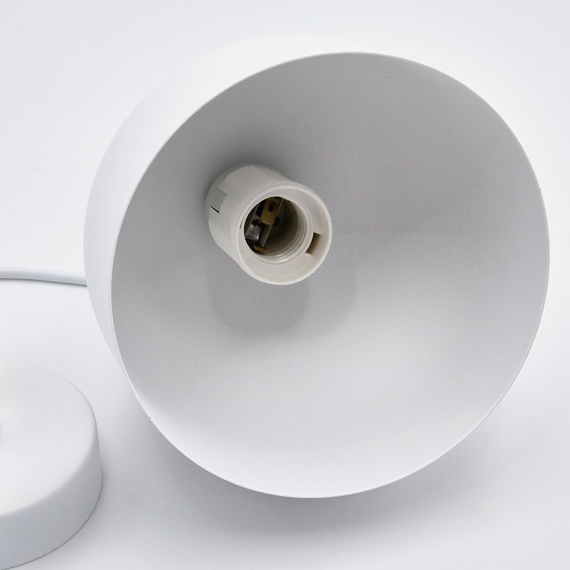 Lamkur Hängeleuchte Eiche weiß Holz Stahl B/H/L: ca. 15,5x102x15,5 cm E27 1 Brennstellen