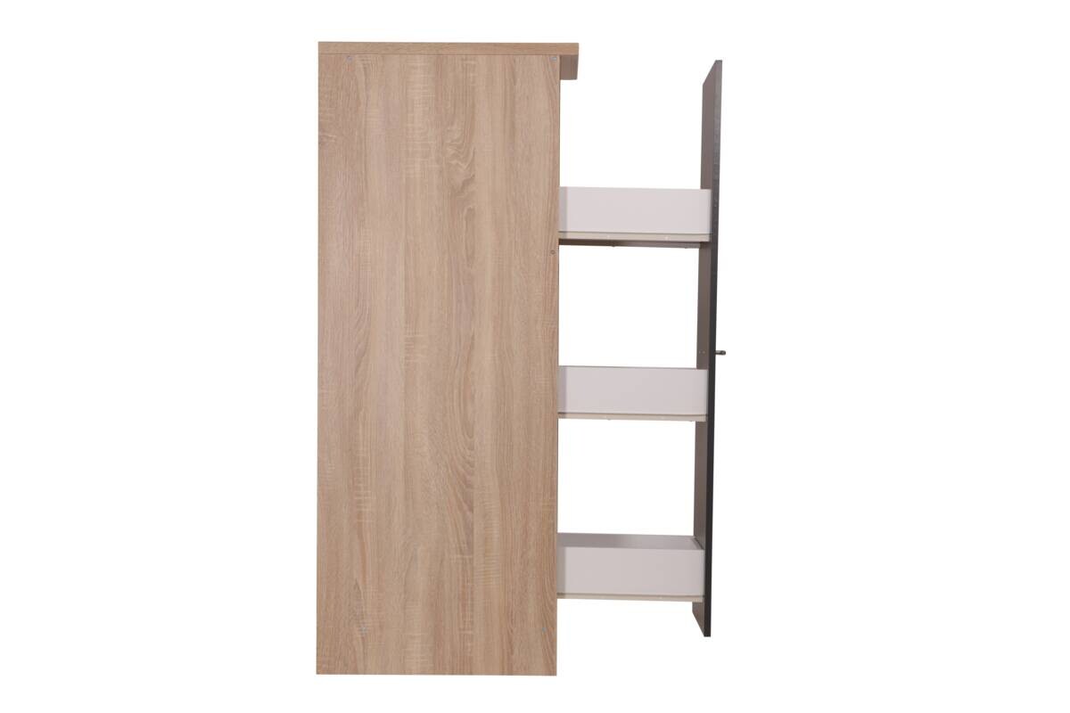 Apothekerschrank Merle grau B/H/T: ca. 30x145x60 cm