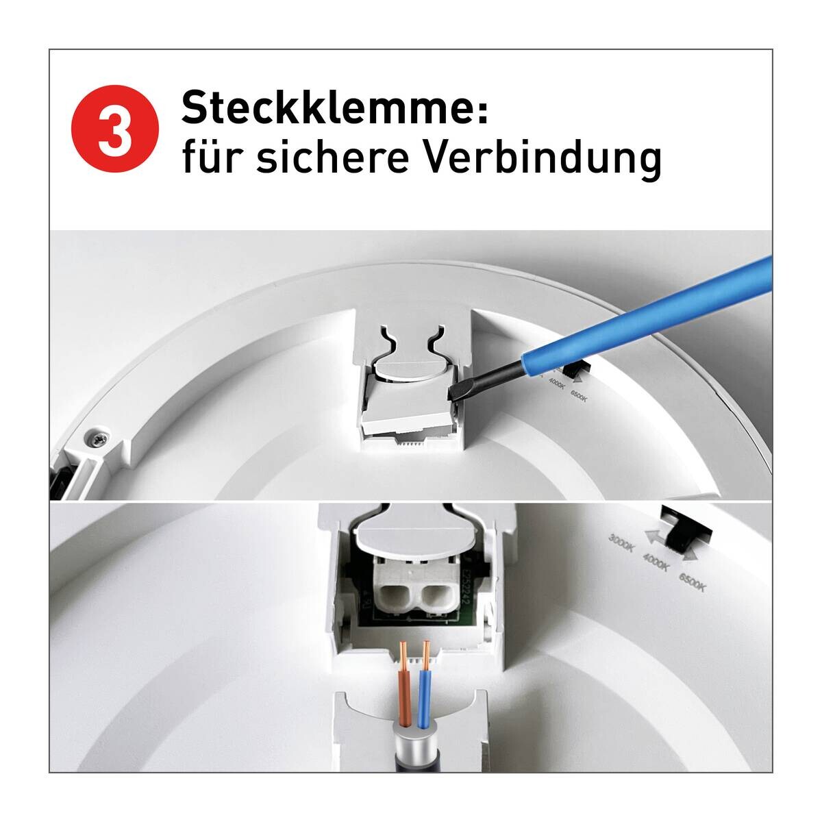 Näve Leuchten Deckenleuchte BONUS NV1384423 weiß Aluminium Kunststoff H/D: ca. 1,5x16,5 cm null 1 Brennstellen