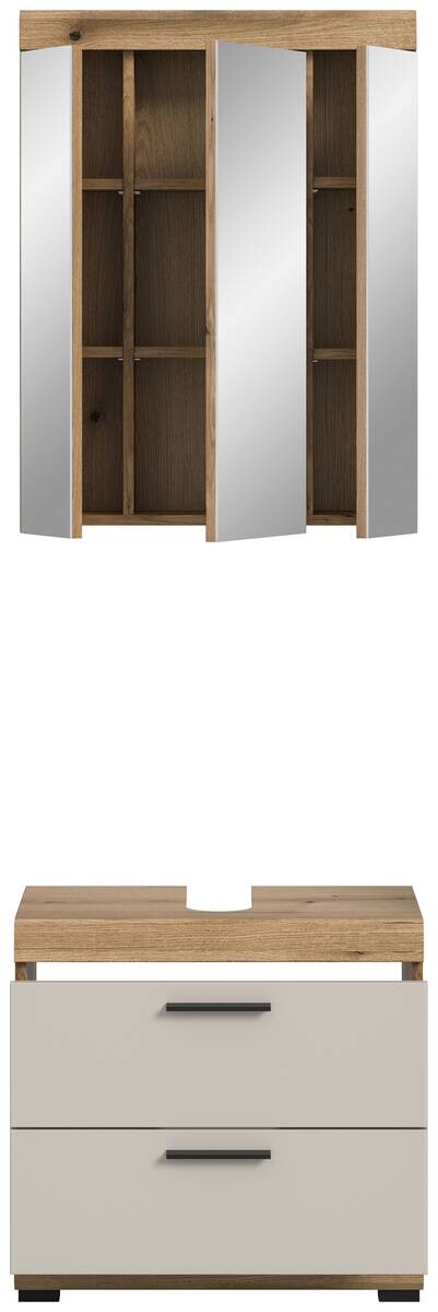 Badezimmer-Set Scout Evoke Oak Nachbildung Kaschmirgrau Nachbildung B/H/T: ca. 60x191x34 cm