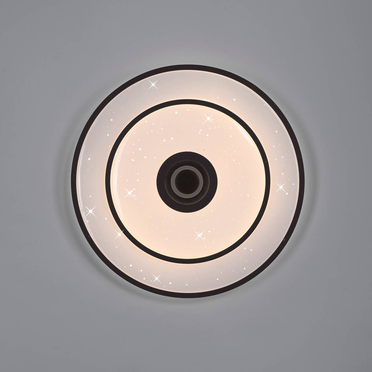 Just Light LED-Deckenleuchte Turanus schwarz H/D: ca. 7,5x50 cm