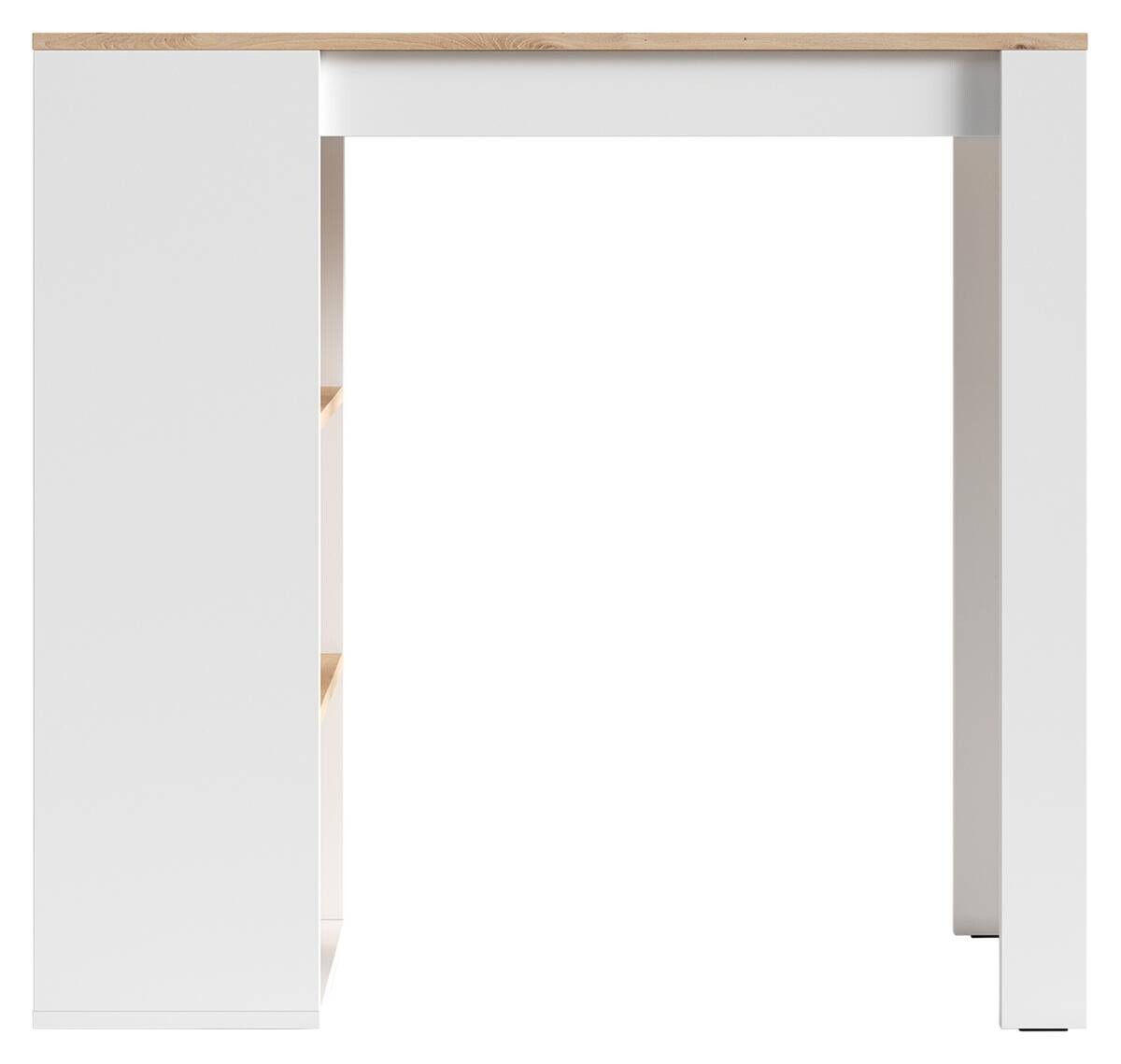 Bartisch MOBY Eiche Artisan Nachbildung weiß B/H/T: ca. 110x104x50 cm