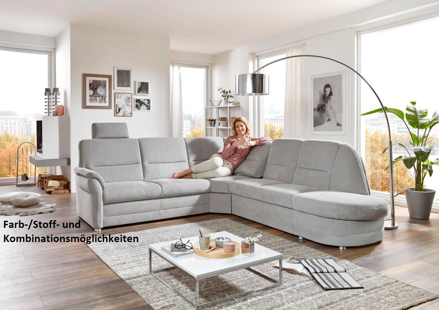 Wohnlandschaft Topasplan Q+ B/T: ca. 228x160 cm