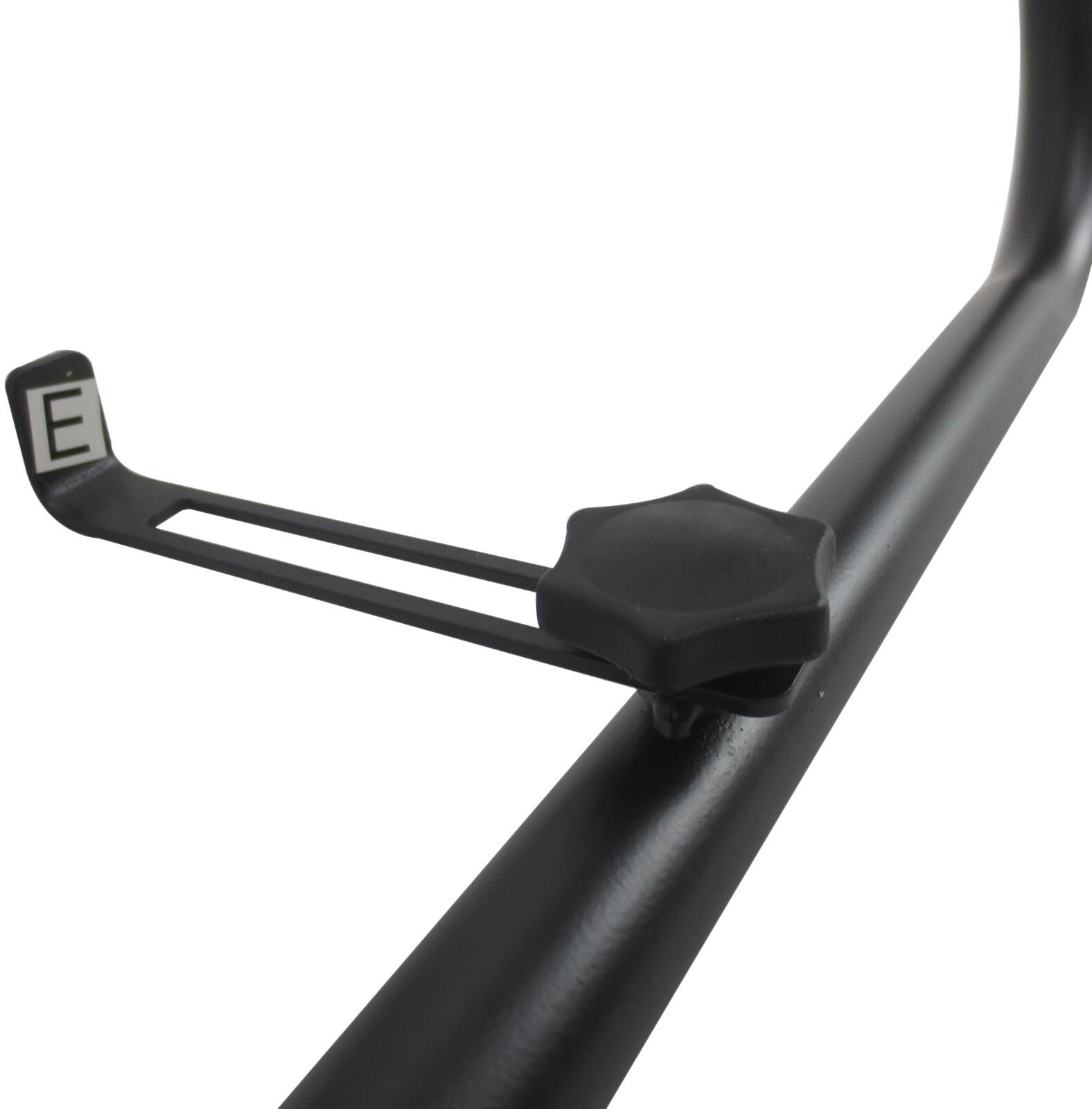 Outsunny Balkonhängetisch schwarz Metall B/H/L: ca. 45x50x60 cm