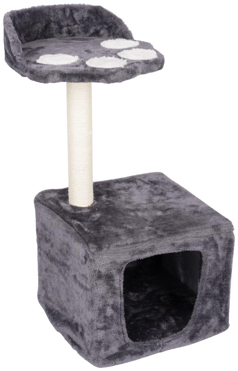 Katzenkratzbaum dunkelgrau Sisal B/H/T: ca. 68x30x30 cm