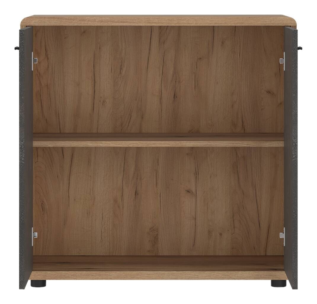 Kommode Fontana Eiche Evoke Coast Nachbildung Beton dunkel Optik B/H/T: ca. 89x87x40 cm