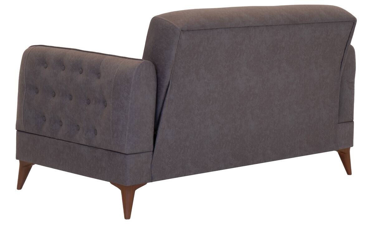 Sofa 3-2-1 Mislina blaugrau Microfaser