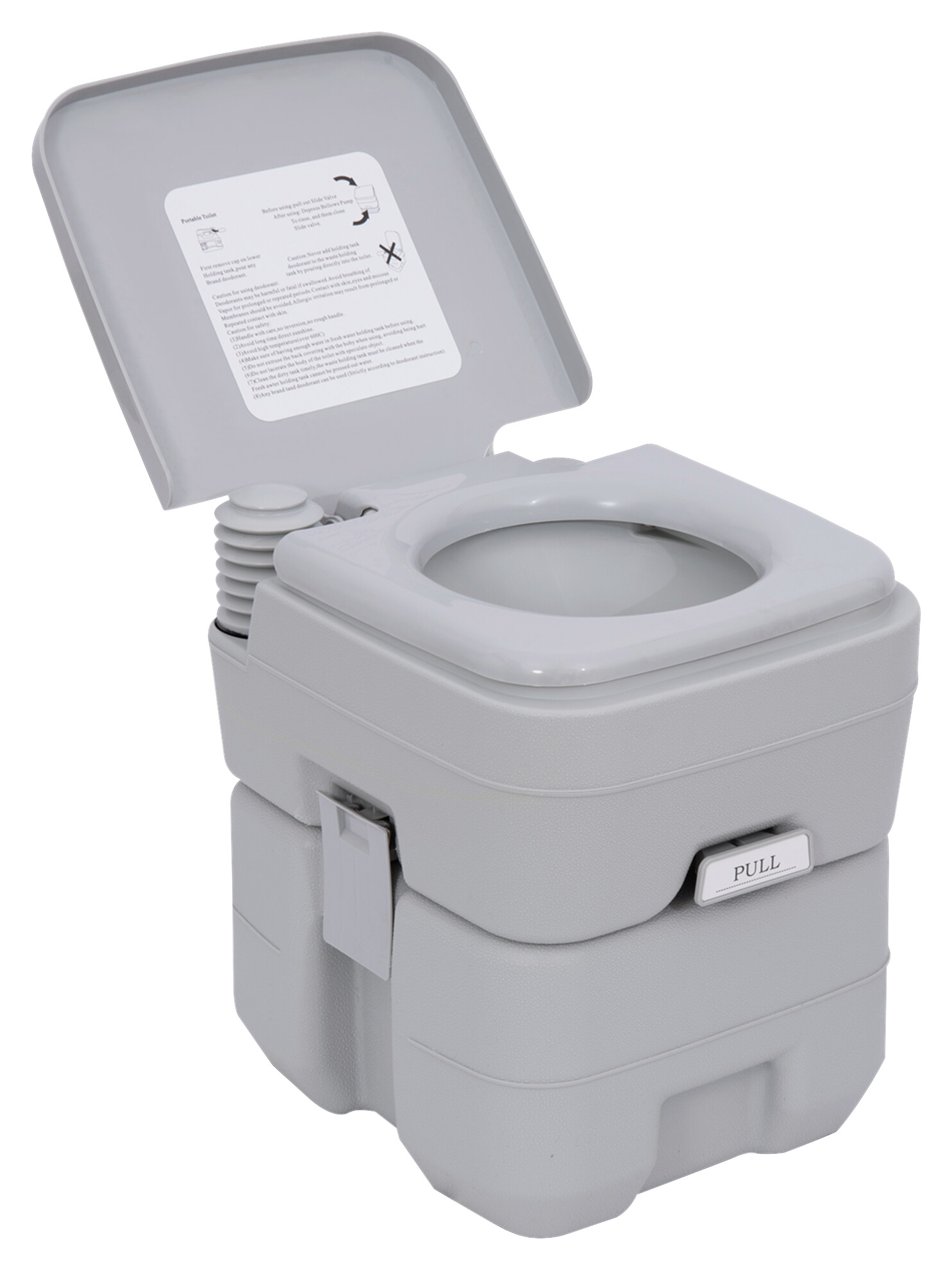 Outsunny Campingtoilette B/H/L: ca. 41x42,5x35,5 cm