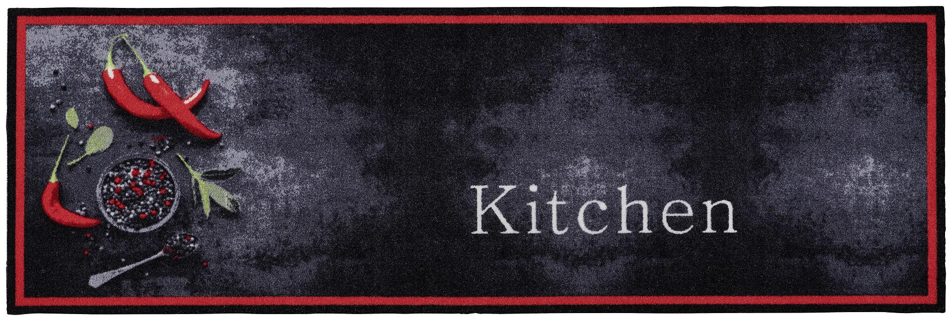 Küchenläufer Cook&Wash rot B/L: ca. 50x150 cm