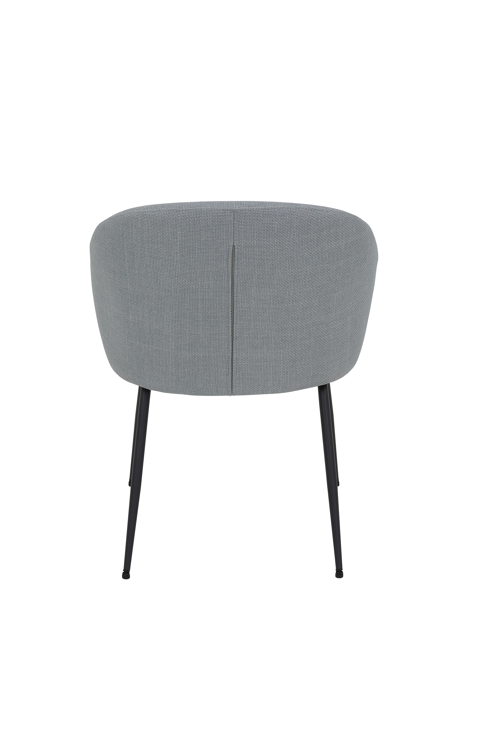 Stuhl Graz grau schwarz Microfaser Metall