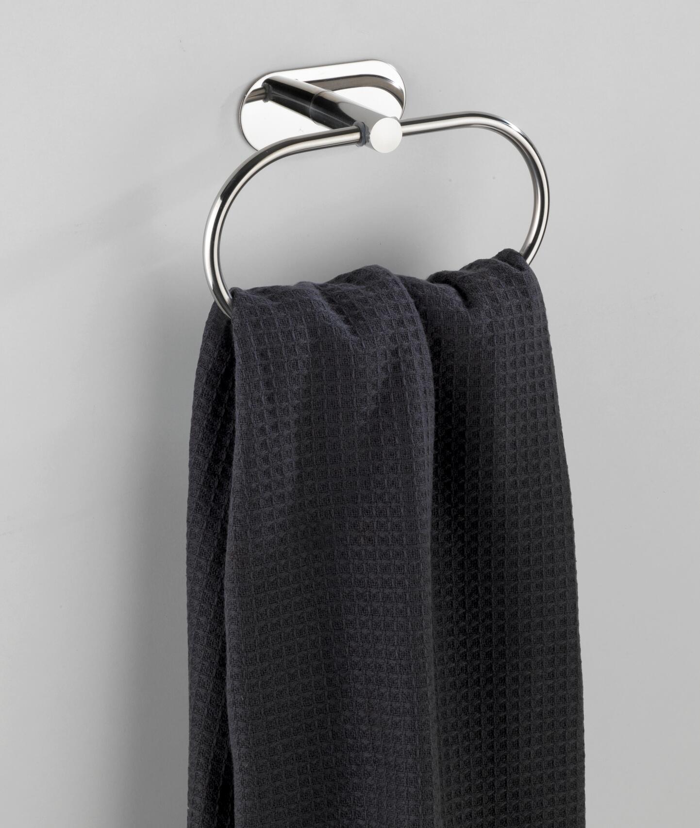 Turbo-Loc Handtuchring silber Edelstahl B/H/T: ca. 20,5x12,5x7,5 cm Turbo-Loc Handtuchring silber Edelstahl B/H/T: ca. 20,5x12,5x7,5 cm