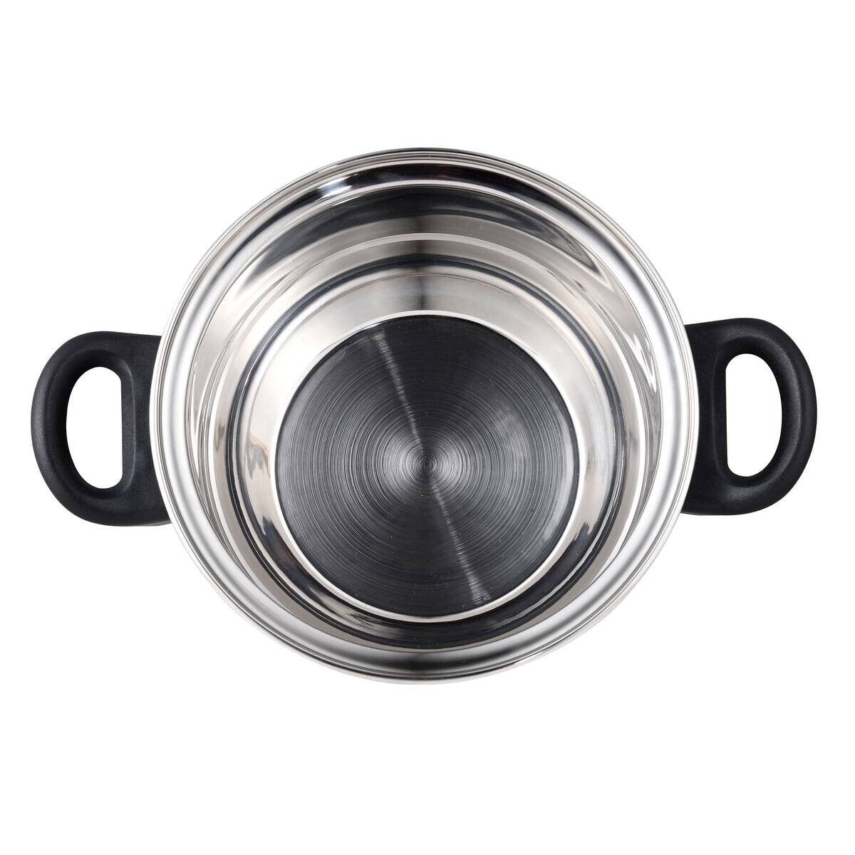 SAN IGNACIO Topfset PALMA silber Edelstahl 5 tlg.