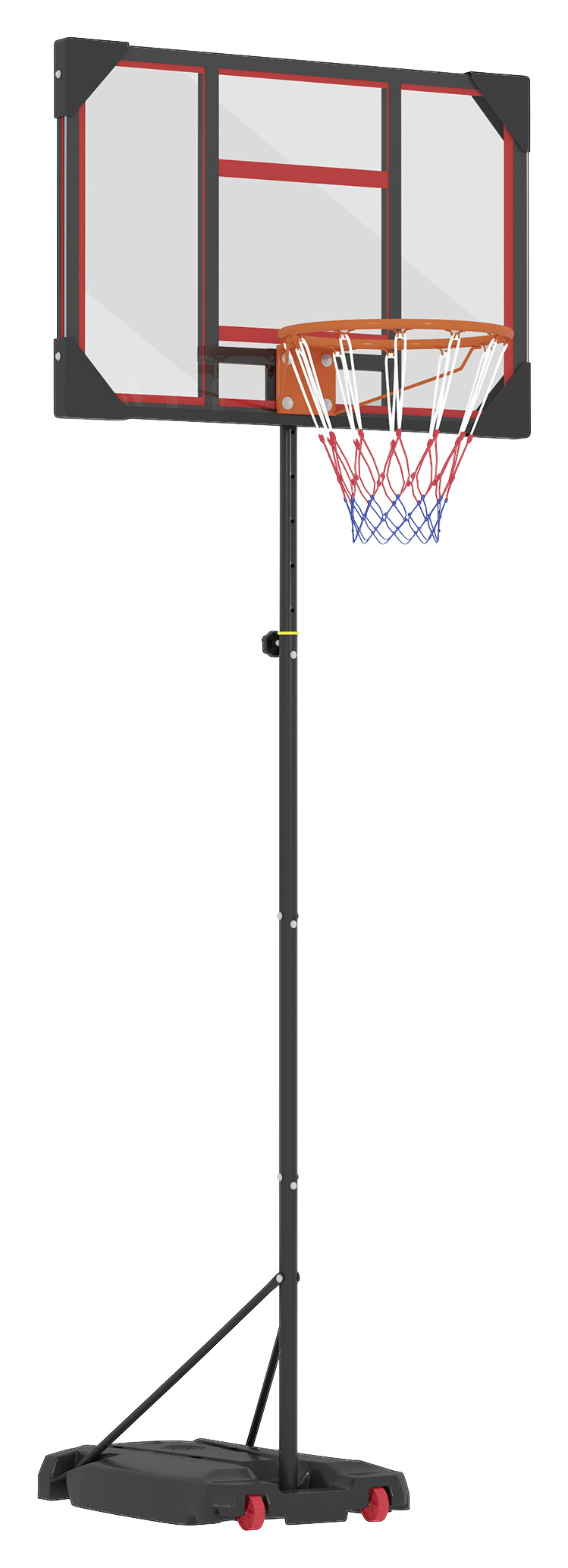 AIYAPLAY Basketballkorb für Kinder rot B/H/L: ca. 53x306x82 cm