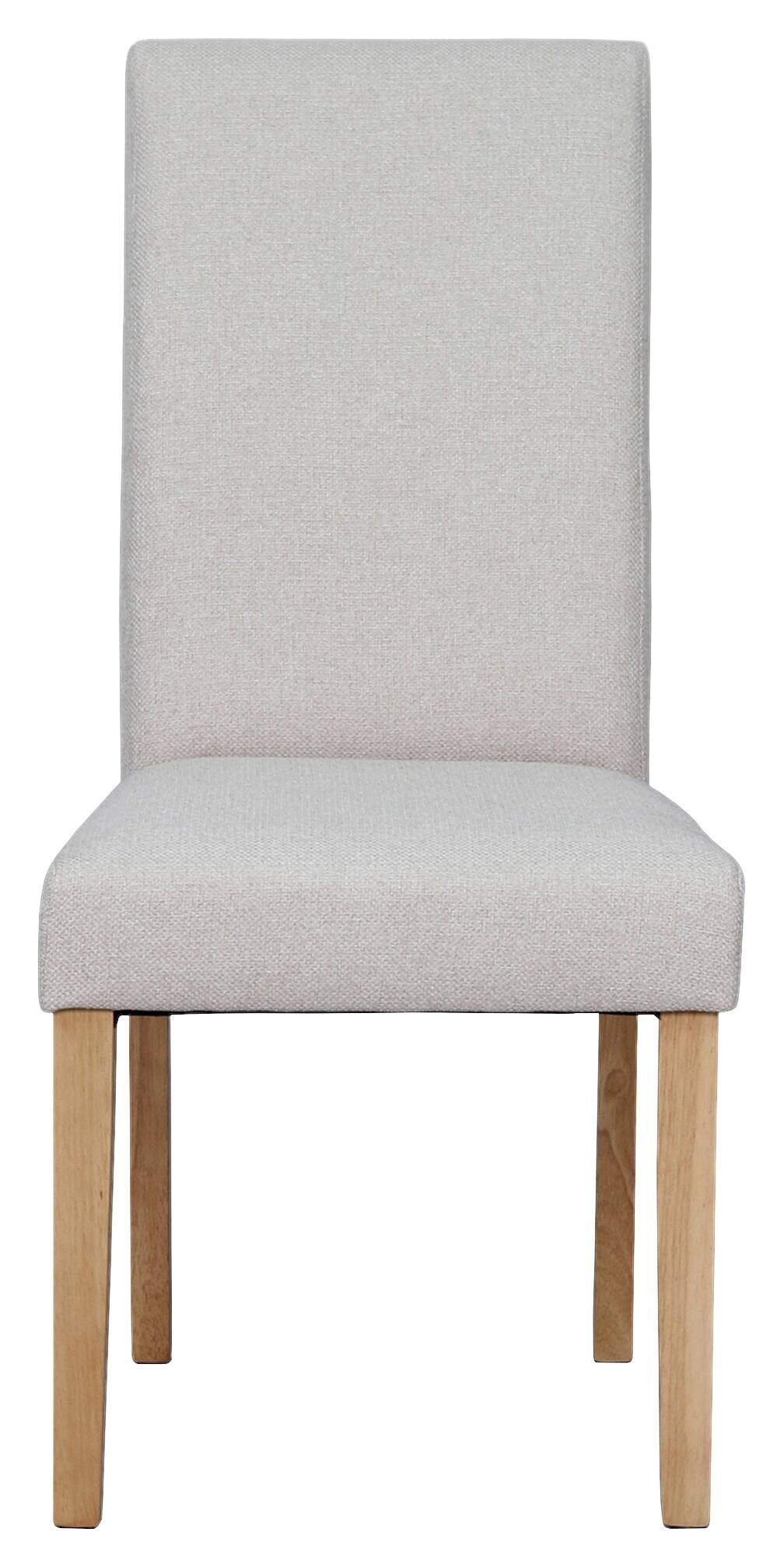 Stuhl ELIAS, 2er-Set taupe Webstoff B/H/T: ca. 47x99,5x60 cm