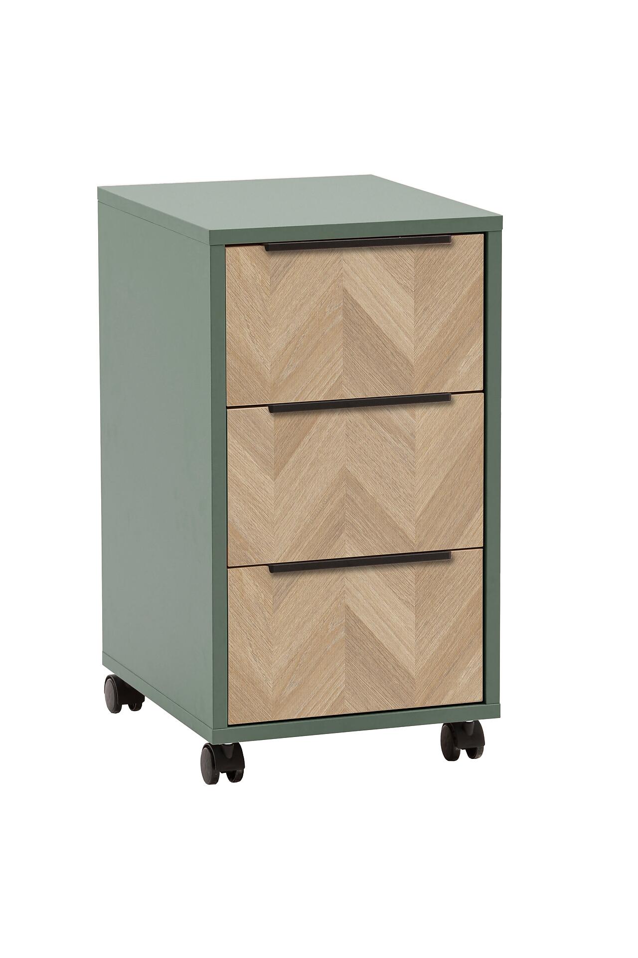 Rollcontainer Piazza Pistazie B/H/T: ca. 32,6x59,7x39,1 cm