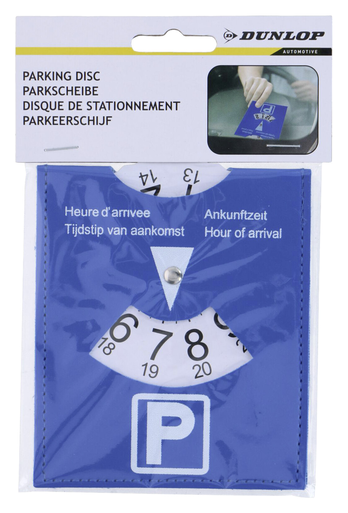 Dunlop Parkscheibe B/H: ca. 11x15 cm