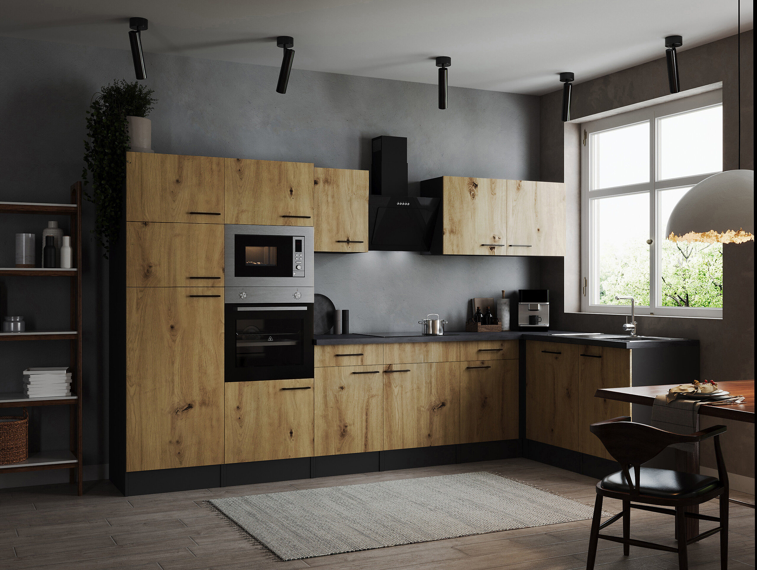 Winkelküche Oliver B/H/T: ca. 340x205x172 cm