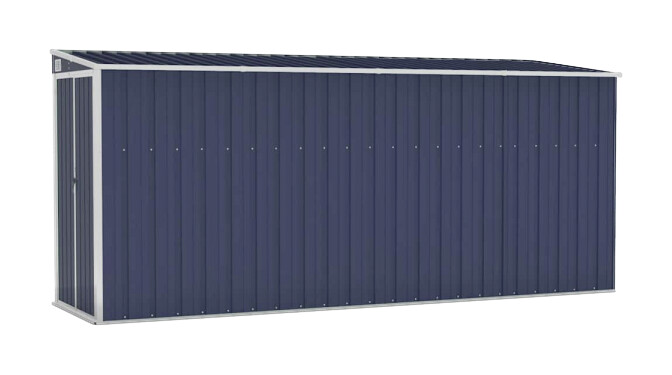 vidaXL Gartenhaus anthrazit B/H/T: ca. 118x178x382 cm