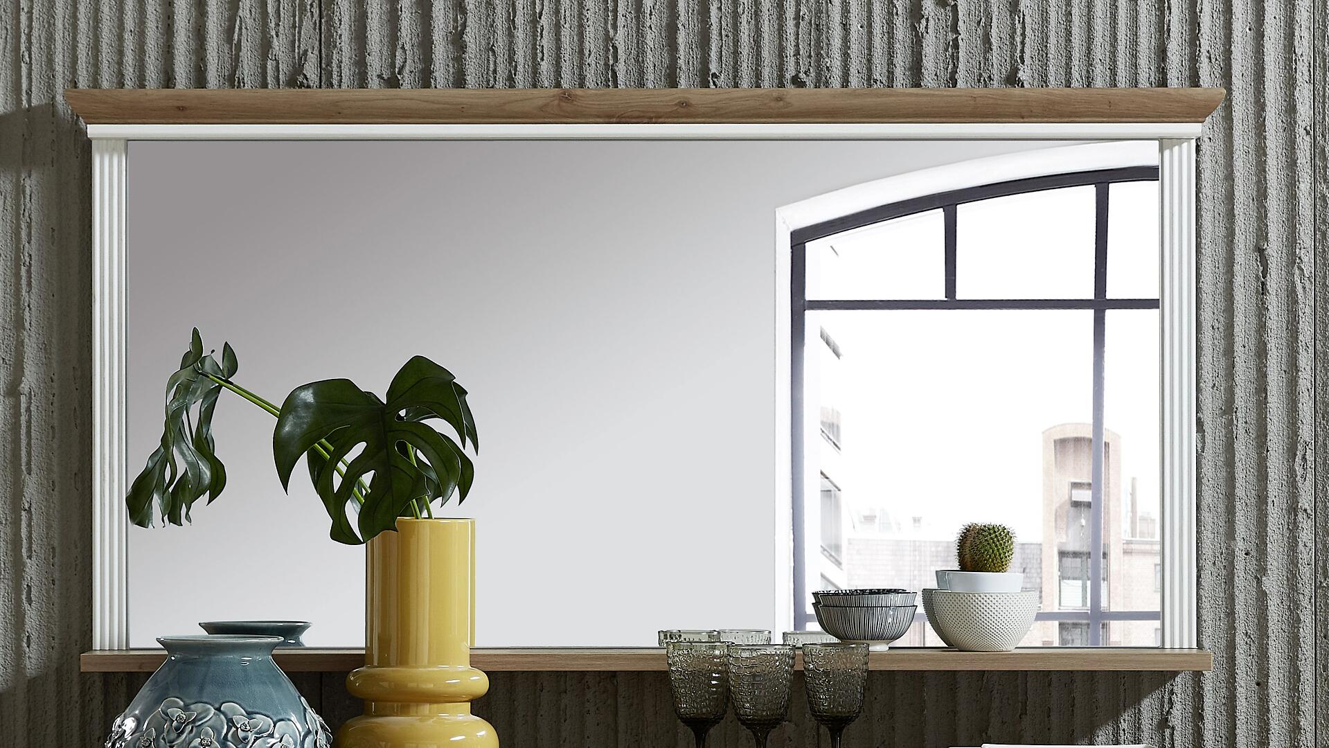 Wandspiegel Jasmin Eiche Artisan Nachbildung B/H/T: ca. 142x74x16 cm