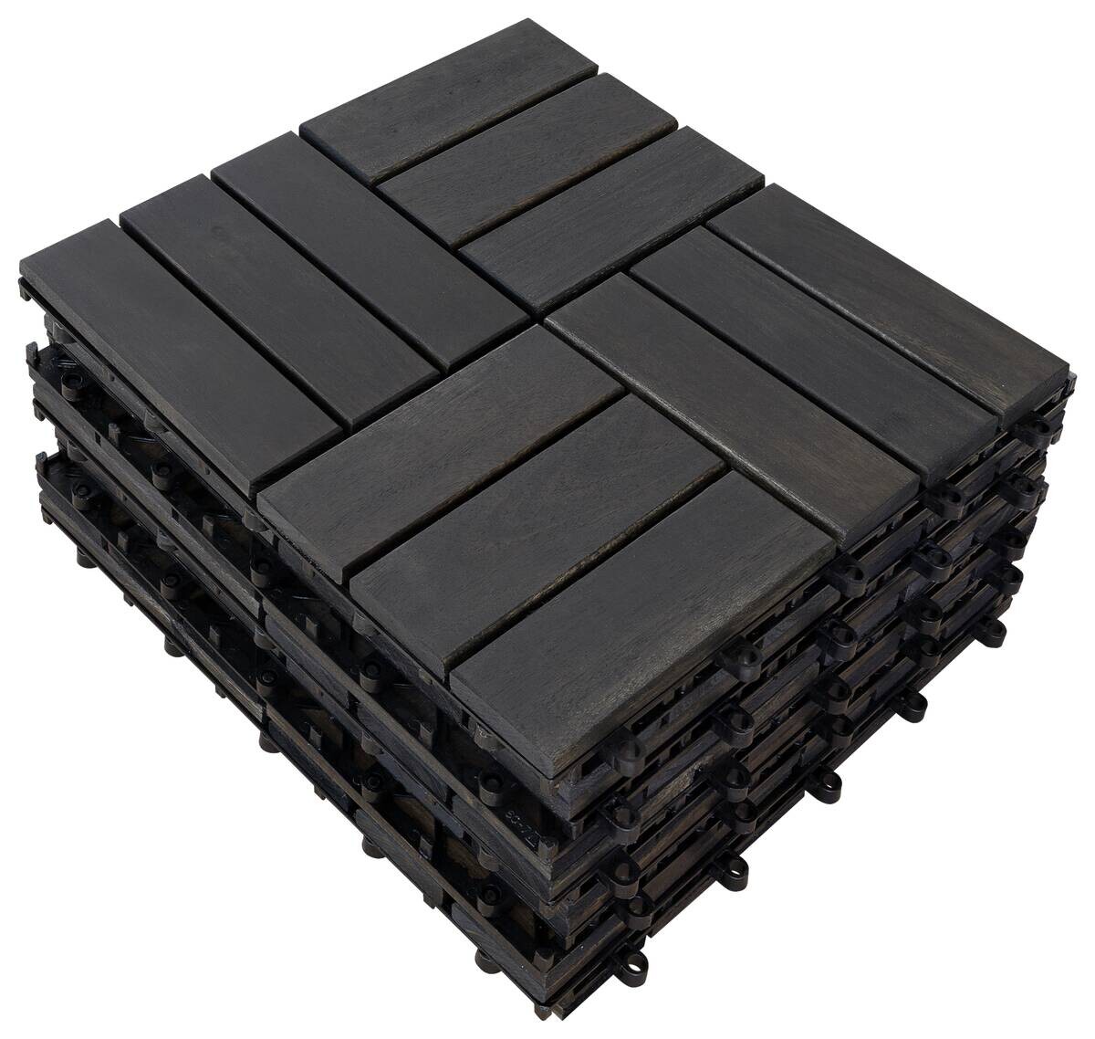 POCOline Terrassenfliese Anthrazit anthrazit B/L: ca. 30x30 cm