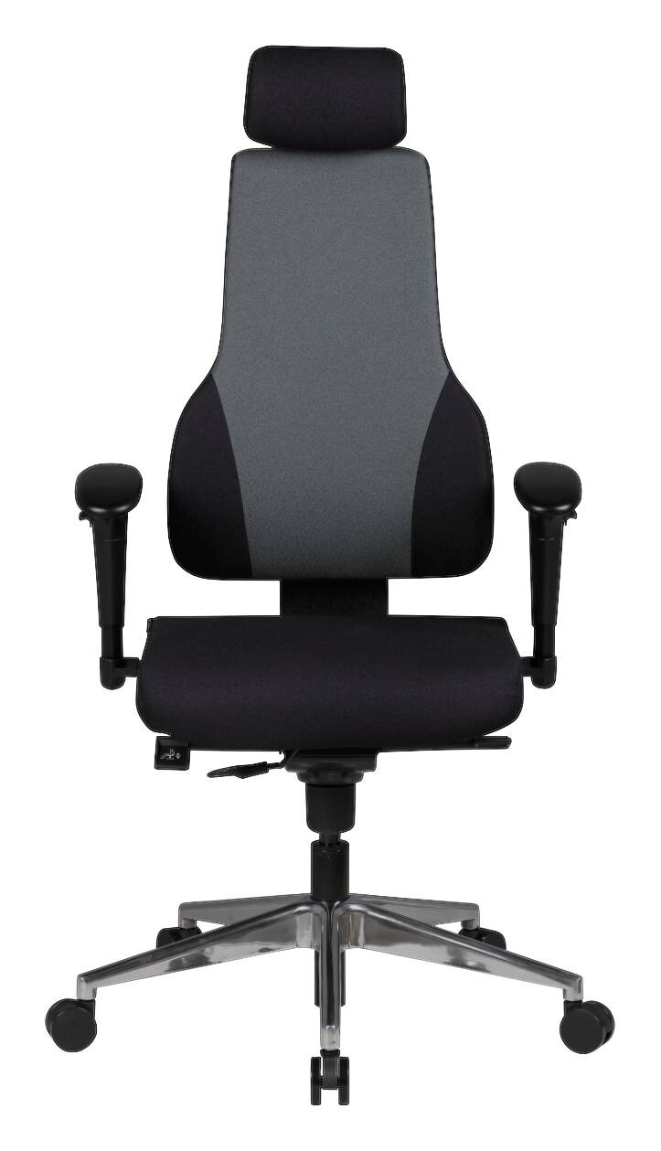 Drehstuhl schwarz Stoff