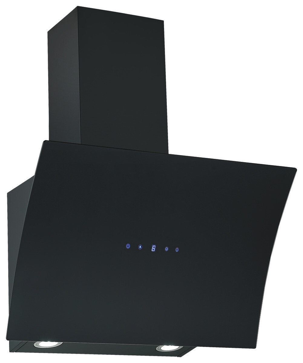 Respekta Dunstabzugshaube CH55060SA schwarz B/H/T: ca. 60x80,5x40,2 cm