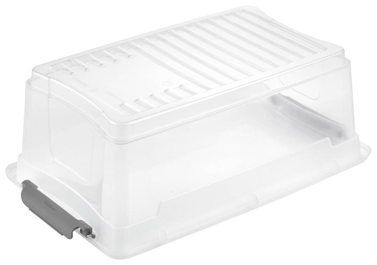 Aufbewahrungsbox transparent B/H/L: ca. 18,5x10,5x28,5 cm