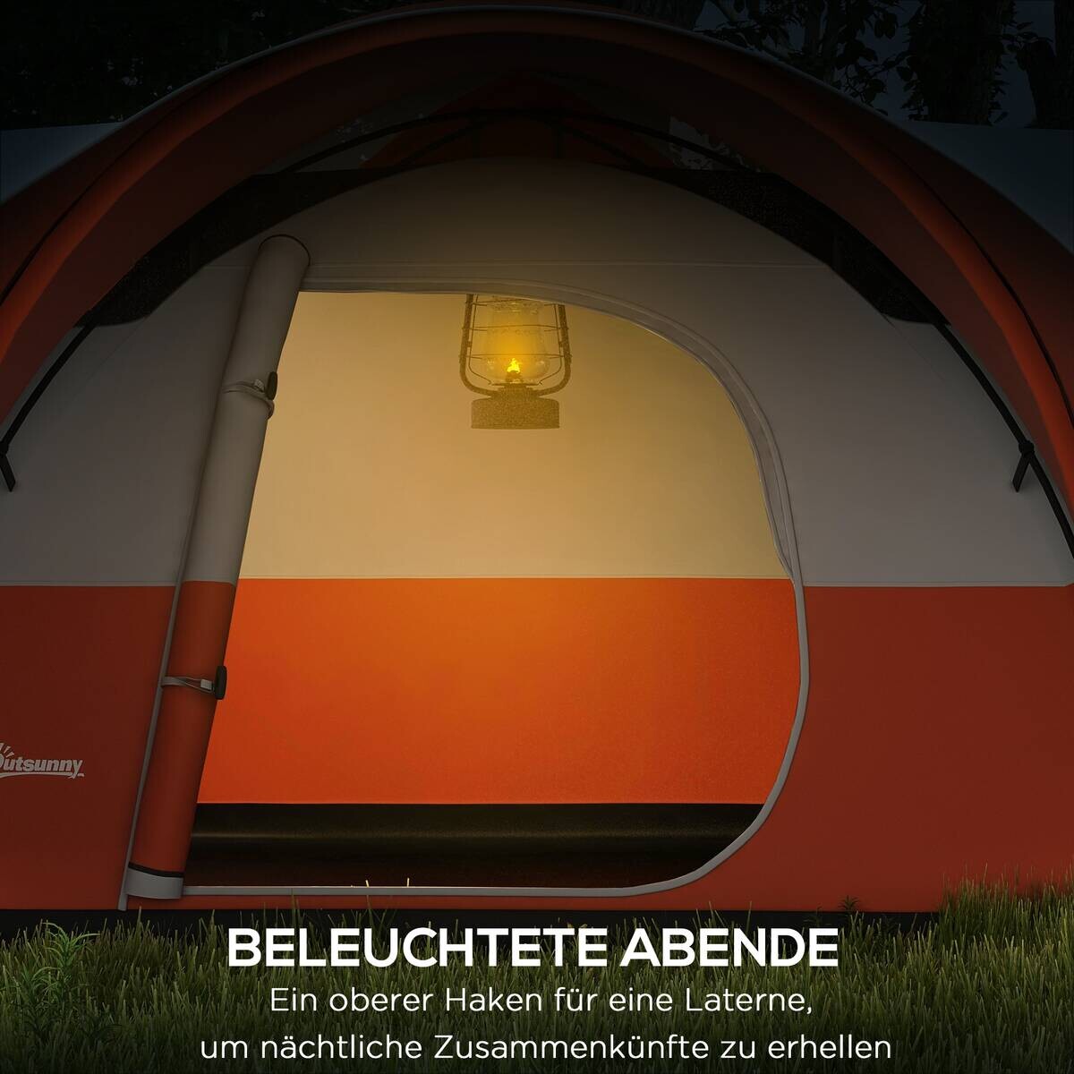 Outsunny Campingzelt B/H/L: ca. 300x198x550 cm