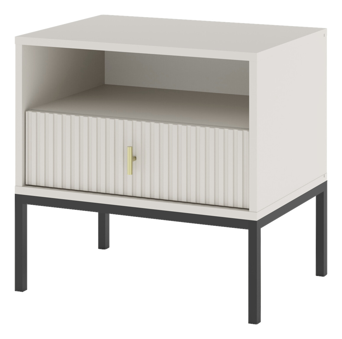 Nachtkonsole MAGGIORE Cashmere B/H/T: ca. 53,9x52,4x39 cm