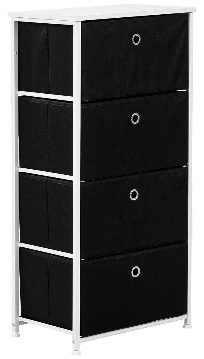 Axentia Aufbewahrungsregal weiß Metall