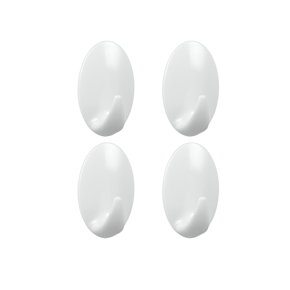 Metaltex Klebehaken weiß Kunststoff