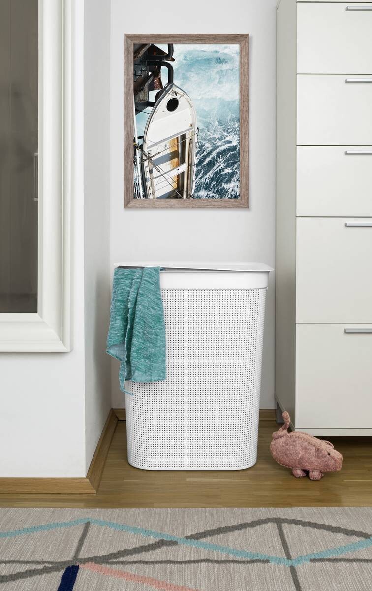 Rotho Wäschebox weiß B/H/L: ca. 34x52,9x43,1 cm