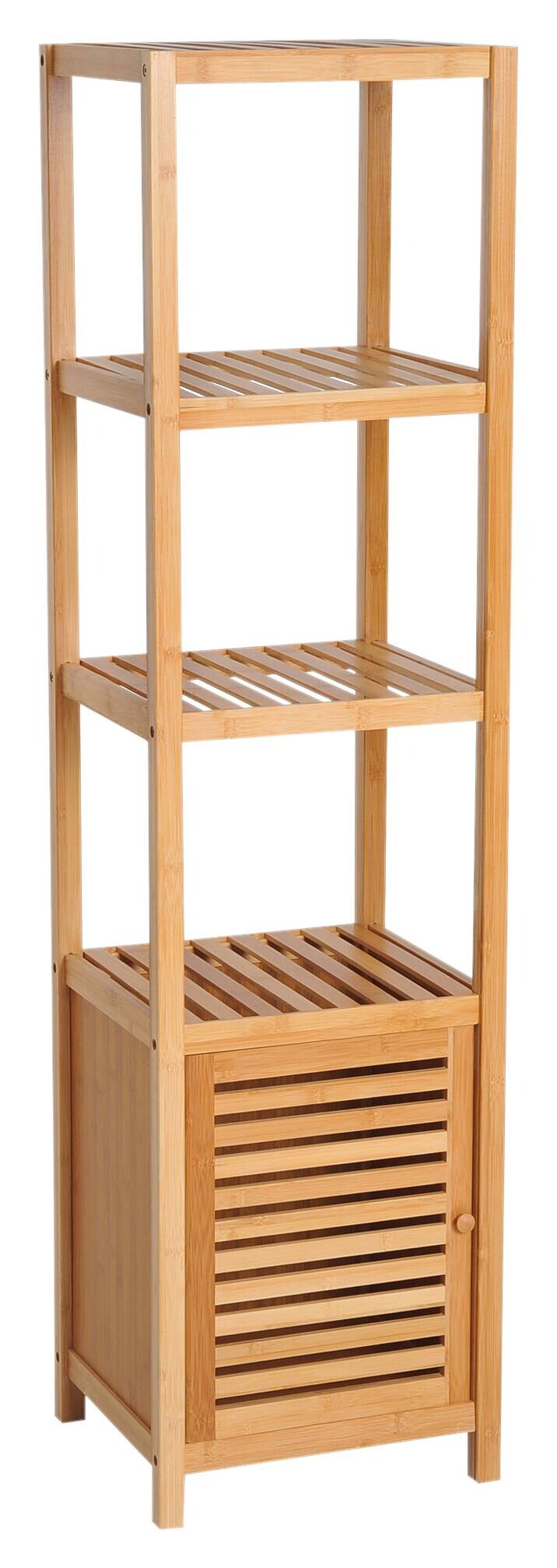 Badschrank natur Edelstahl B/H/L: ca. 33x36x140 cm