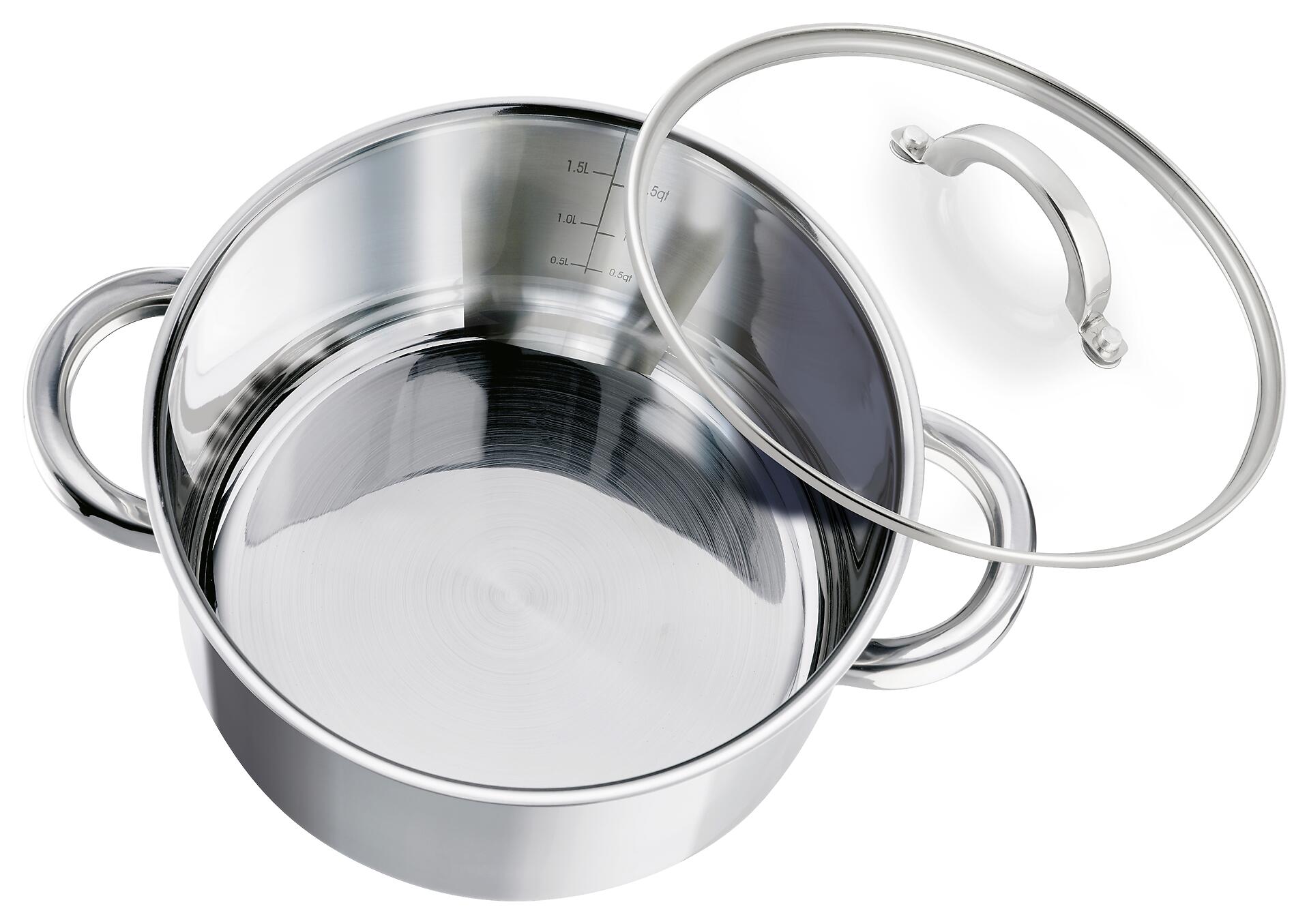 ELO Basic Fleischtopf silber Edelstahl D: ca. 20 cm ELO Basic Fleischtopf silber Edelstahl D: ca. 20 cm