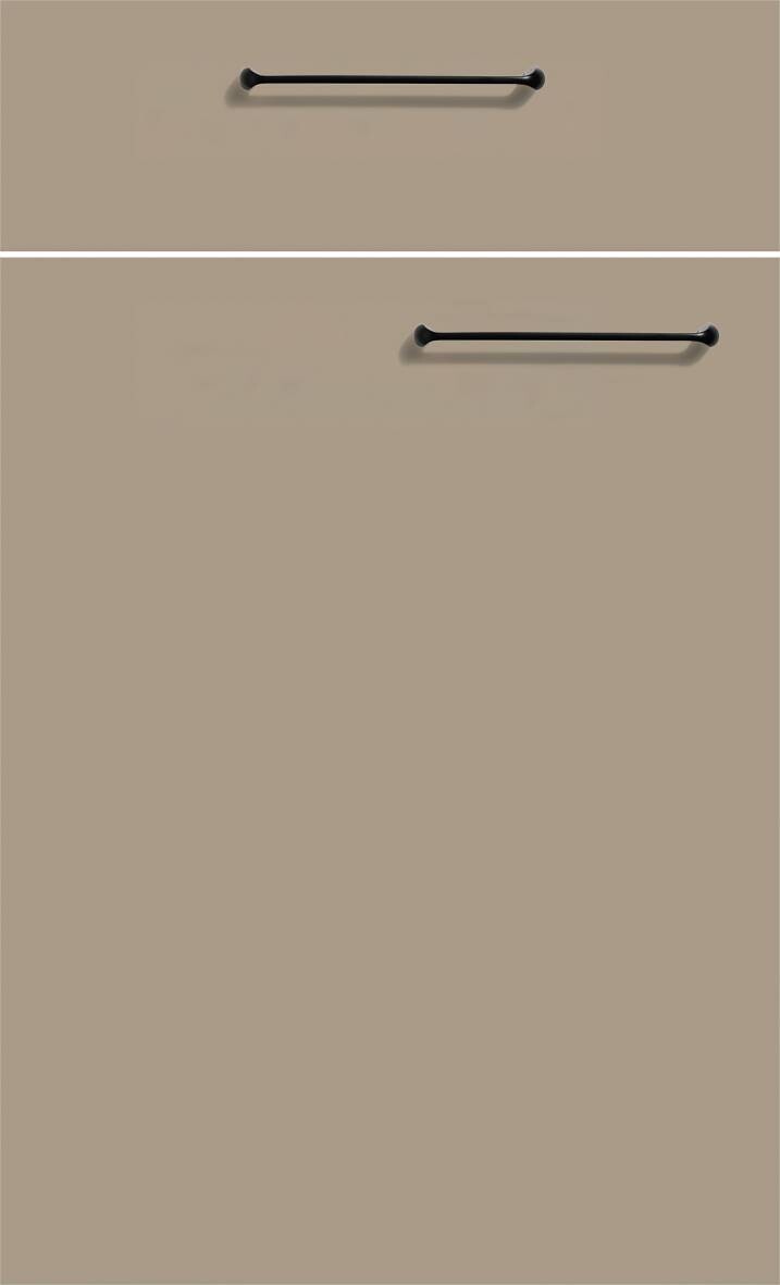 Express Küchenblock Clean schwarz Lacklaminat supermatt B/H/T: ca. 310x225x60 cm