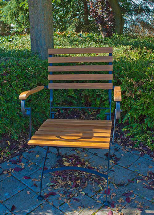 Acamp Gartensitzgruppe Lindau schwarz Holz B/H/L: ca. 80x75x80 cm