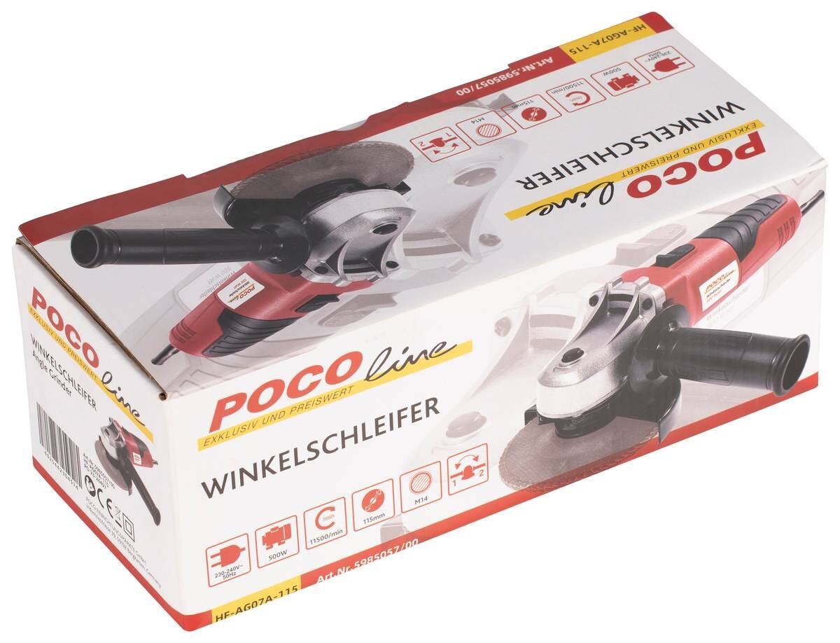 POCOline Winkelschleifer AG07A-115 ca. 500 W