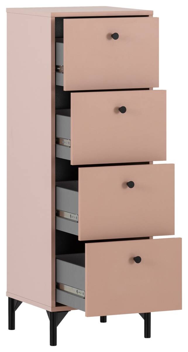 Kommode Smash apricot B/H/T: ca. 40,1x116,7x40 cm