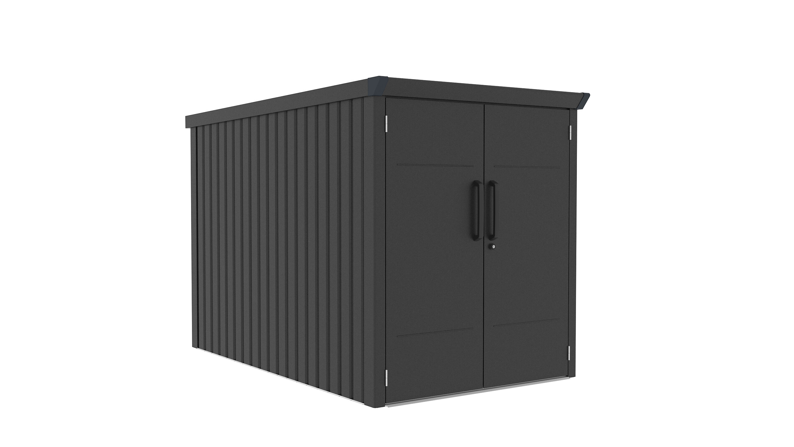 Westmann Fahrradgarage Velos schwarz B/H/L: ca. 133x151x222 cm