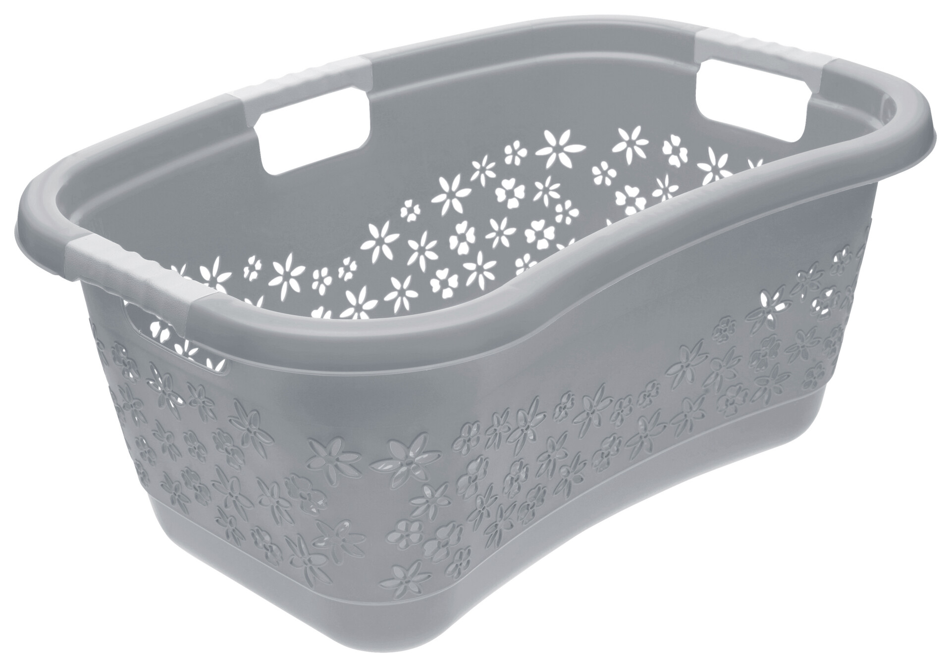 keeeper Wäschekorb grau B/H/L: ca. 45x28,5x65 cm