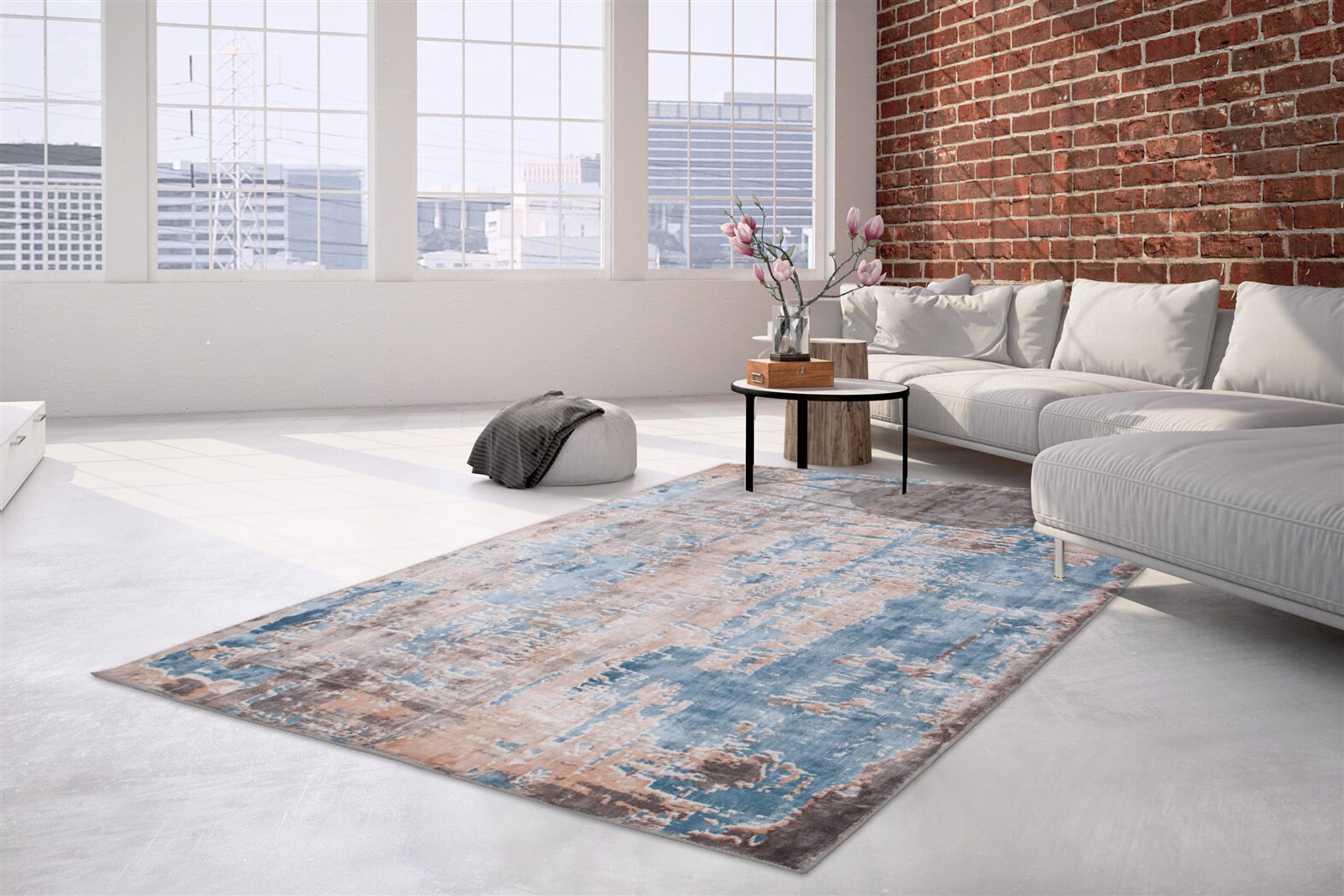 Arte Espina Kurzflorteppich Ocean 300 mehrfarbig B/L: ca. 170x240 cm