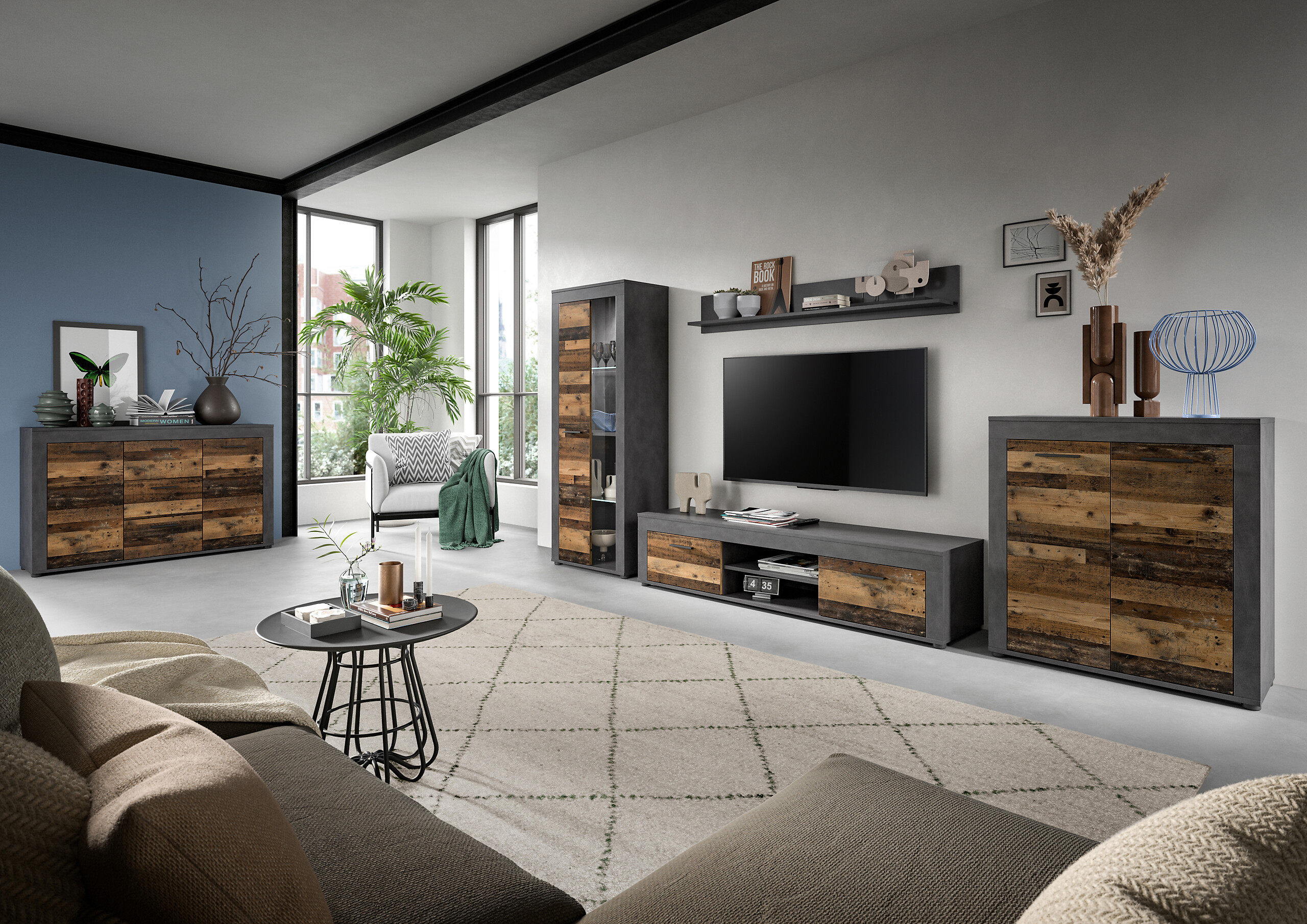 Wandboard Jam Matera Nachbildung Old Wood Nachbildung B/H/T: ca. 20x140x15 cm