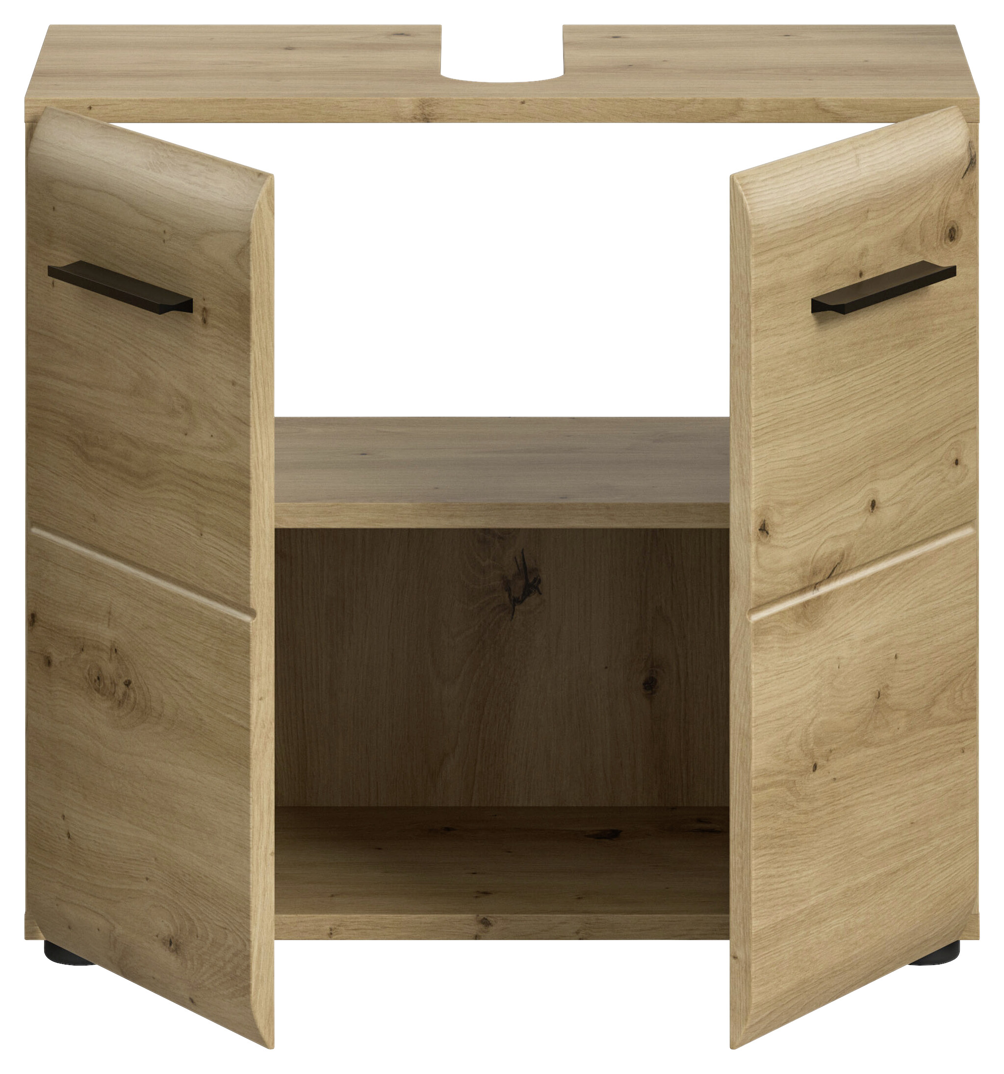 Waschbeckenunterschrank Ice Artisan Oak Nachbildung B/H/T: ca. 60x54x30 cm