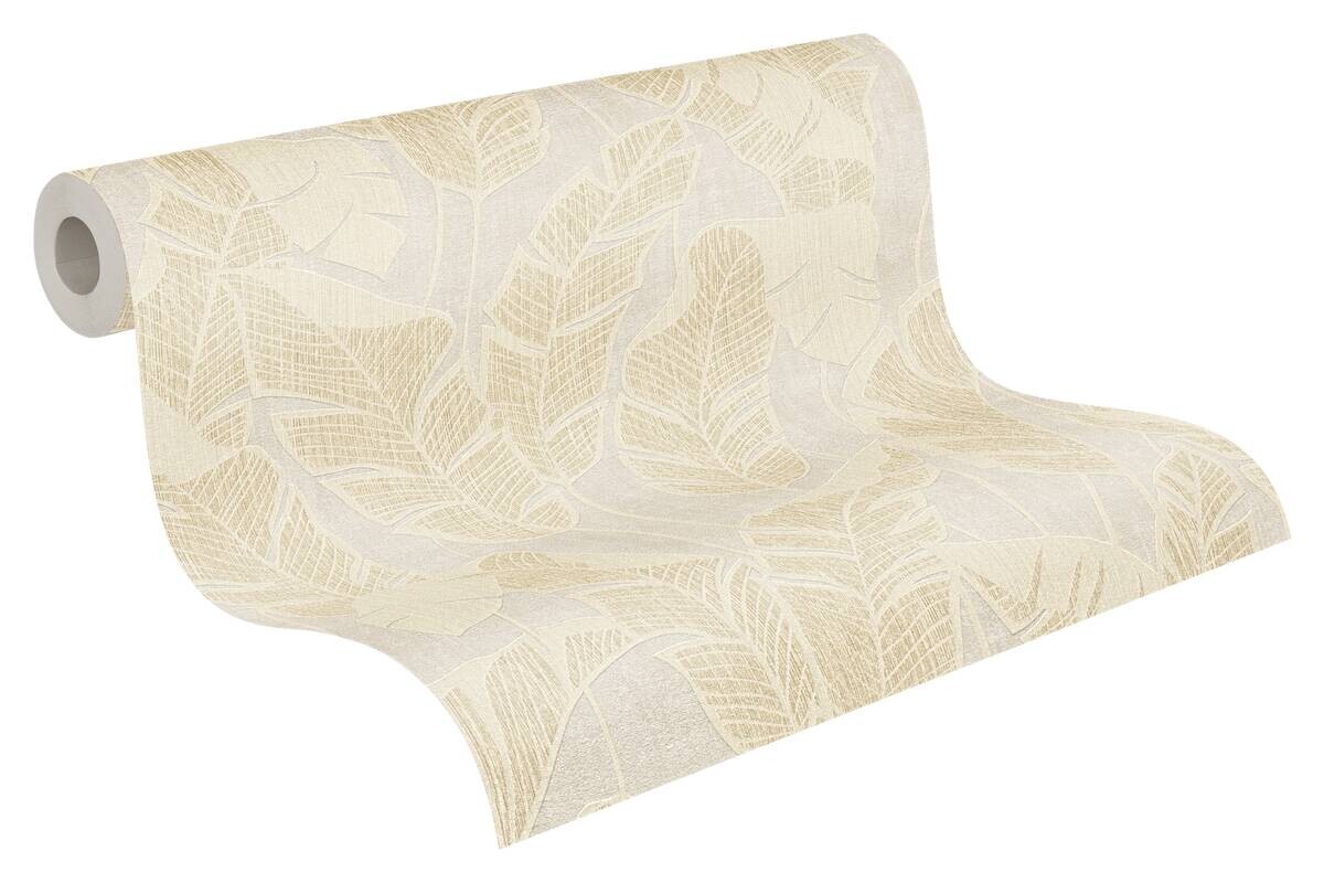 A.S.Creation Vliestapete beige weiß gold B/H/D: ca. 53x1005x9,4 cm