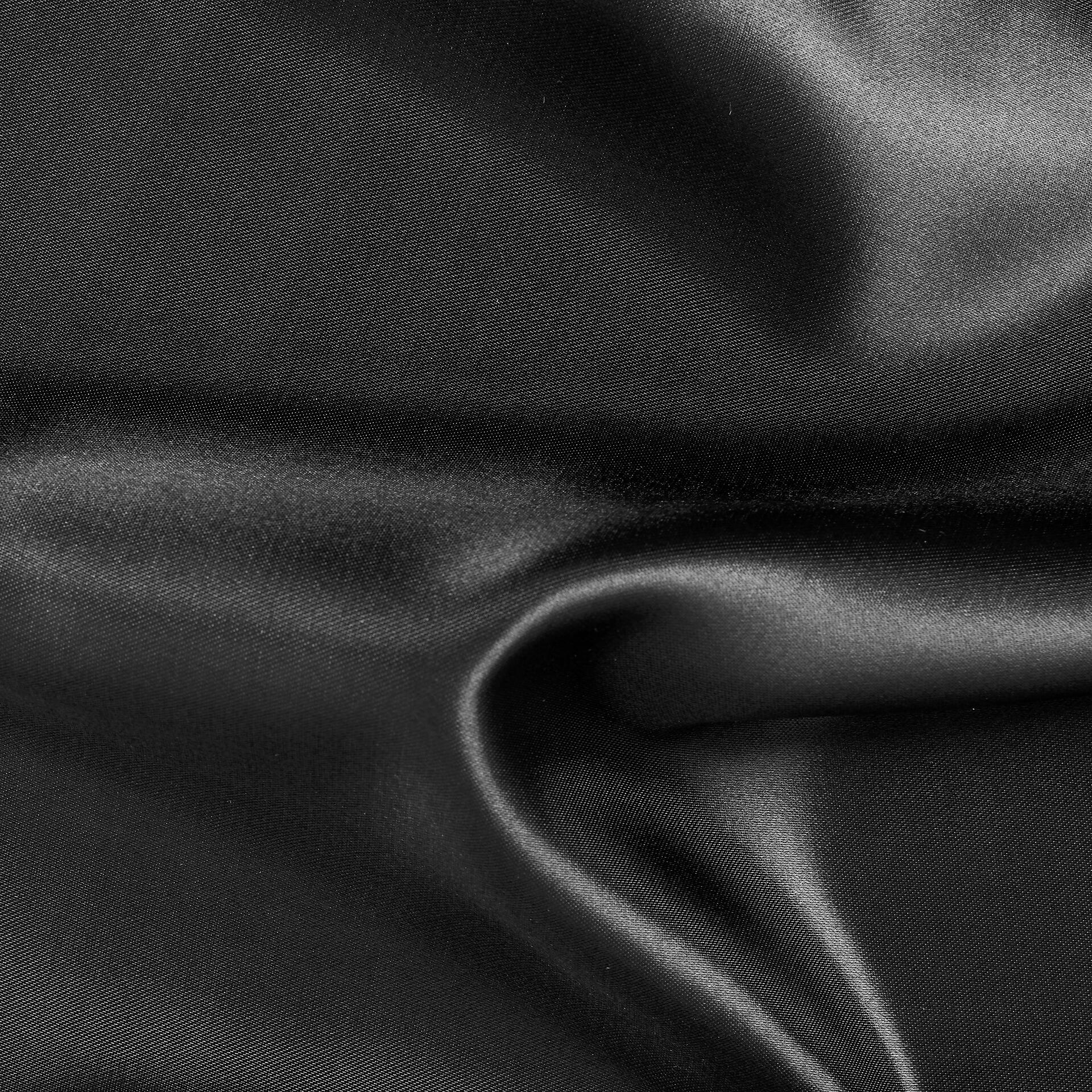 Dekostoff Satin schwarz B: ca. 145 cm