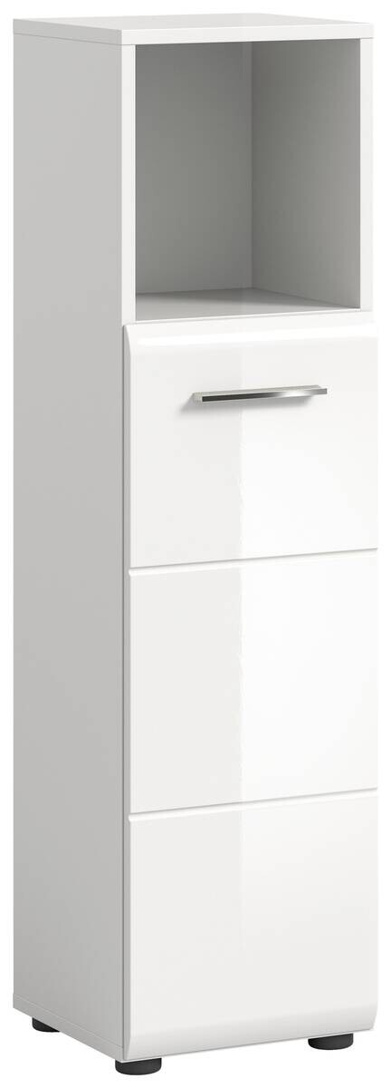 Badhochschrank ICE weiß weiß Hochglanz B/H/T: ca. 30x110x30 cm