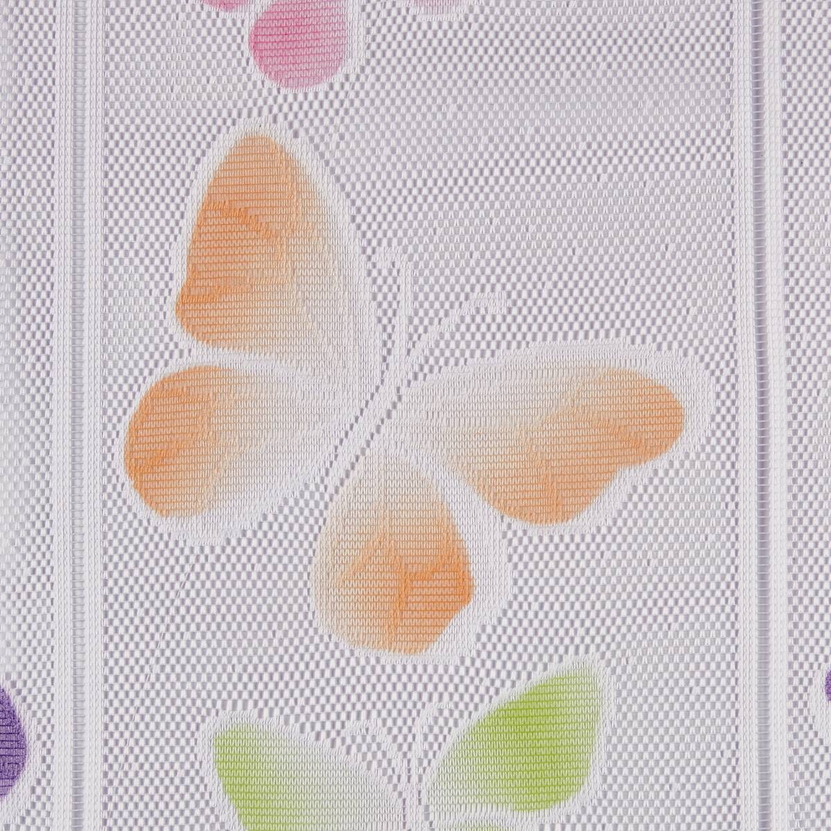 POCOline Scheibengardine Schmetterling bunt B/L: ca. 145x45 cm