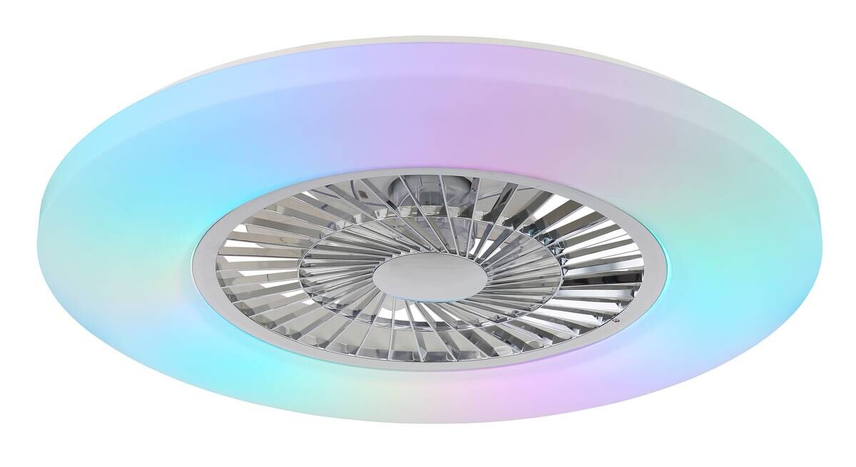 GLOBO LED-Deckenventilator ALVA 03649C Opal weiß H/D: ca. 15,4x59,5 cm max. 40 W