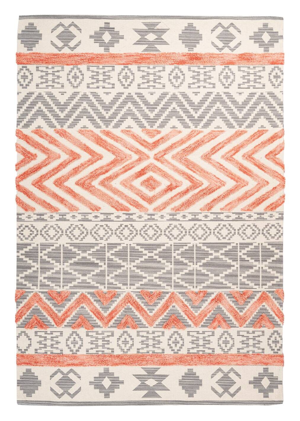 Arte Espina Kurzflorteppich Ethnie 125 grau B/H/L: ca. 200x1x290 cm